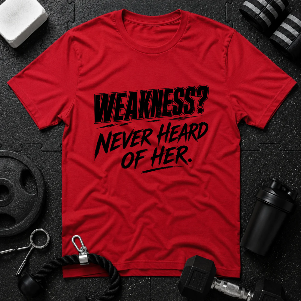 Weakness Never Heard of Her.