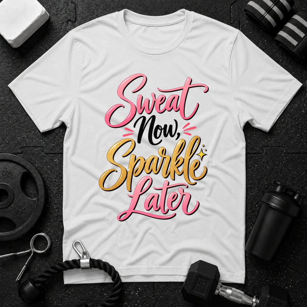Sweat Now, Sparkle Later T-Shirt