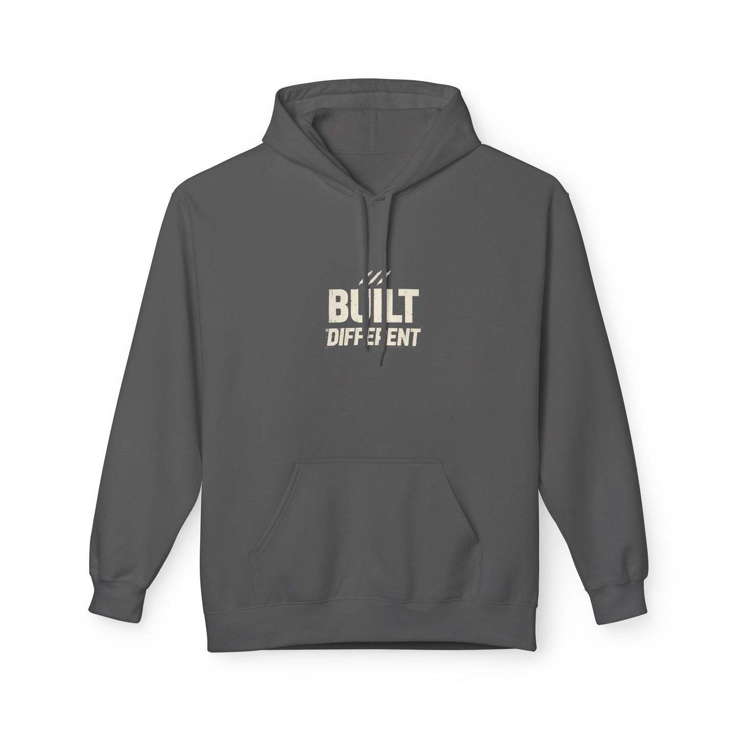 Built Different Hoodie — Bold Minimal Graphic Pullover