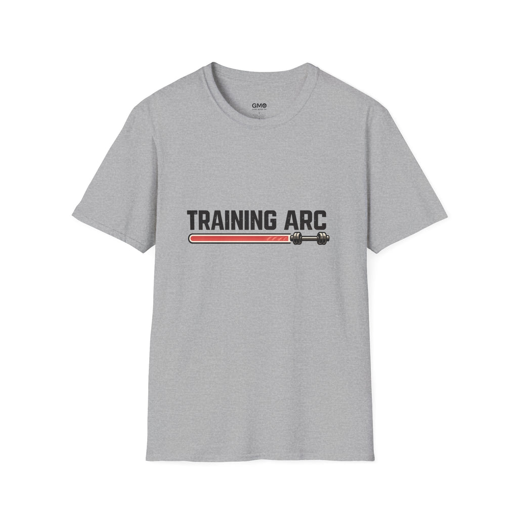 Training ARC T‑Shirt — Fitness Barbell Workout Tee