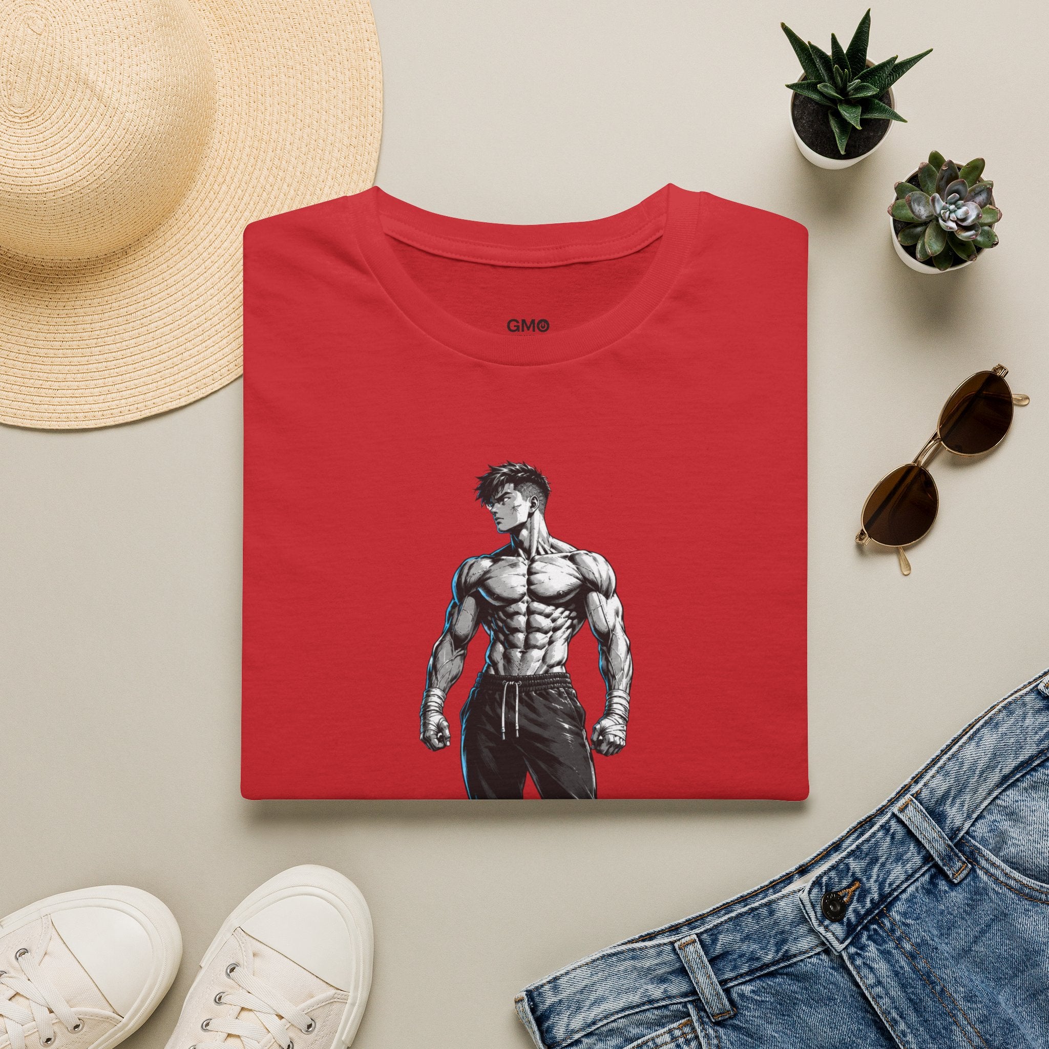 Fitness Graphic Tee — 'I Didn't Awaken My Power, I Built It' Motivational Gym Shirt
