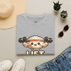 T-Shirt — 'Lift Eat Repeat' Cute Dumpling Fitness Tee