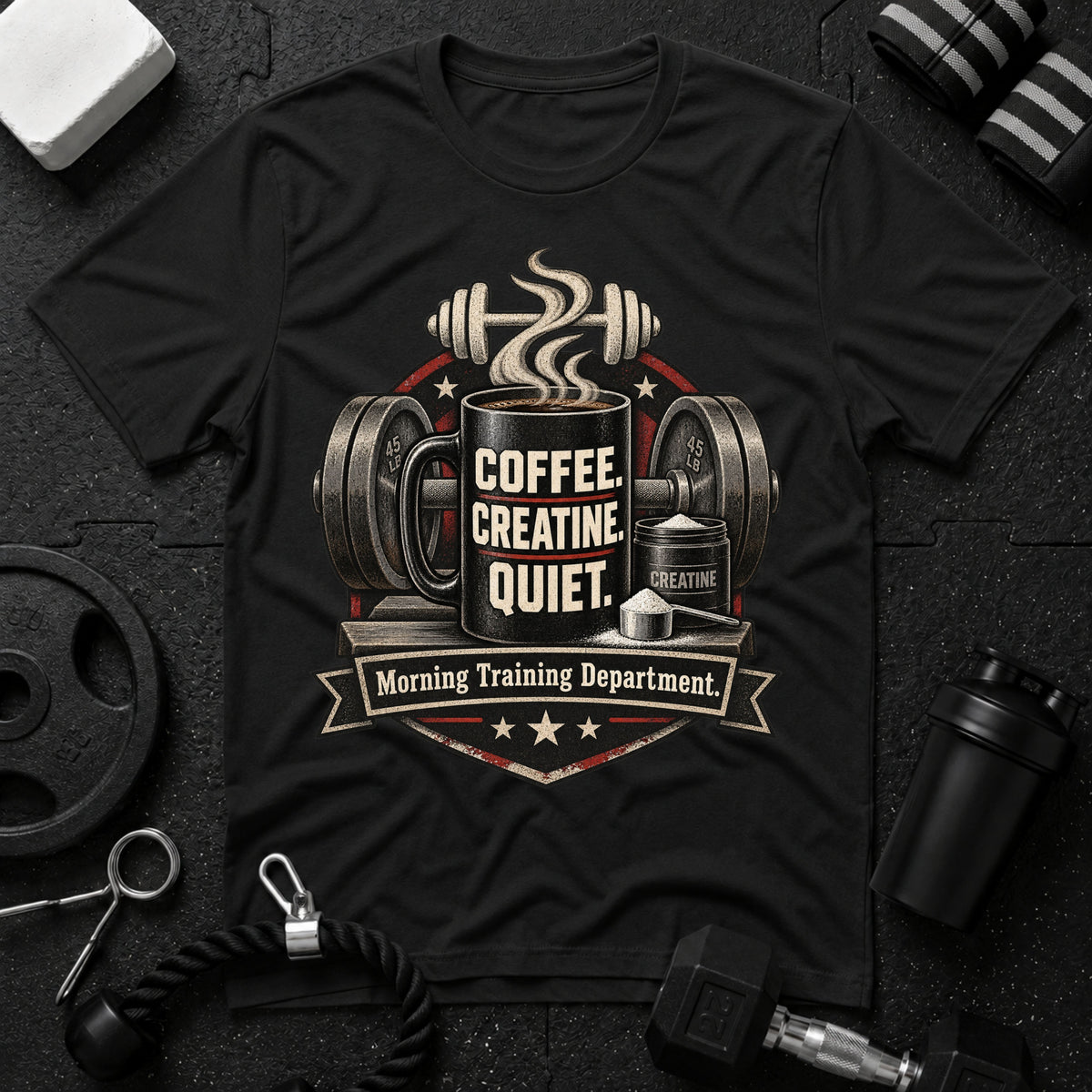 Coffee Creatine Quiet T-shirt