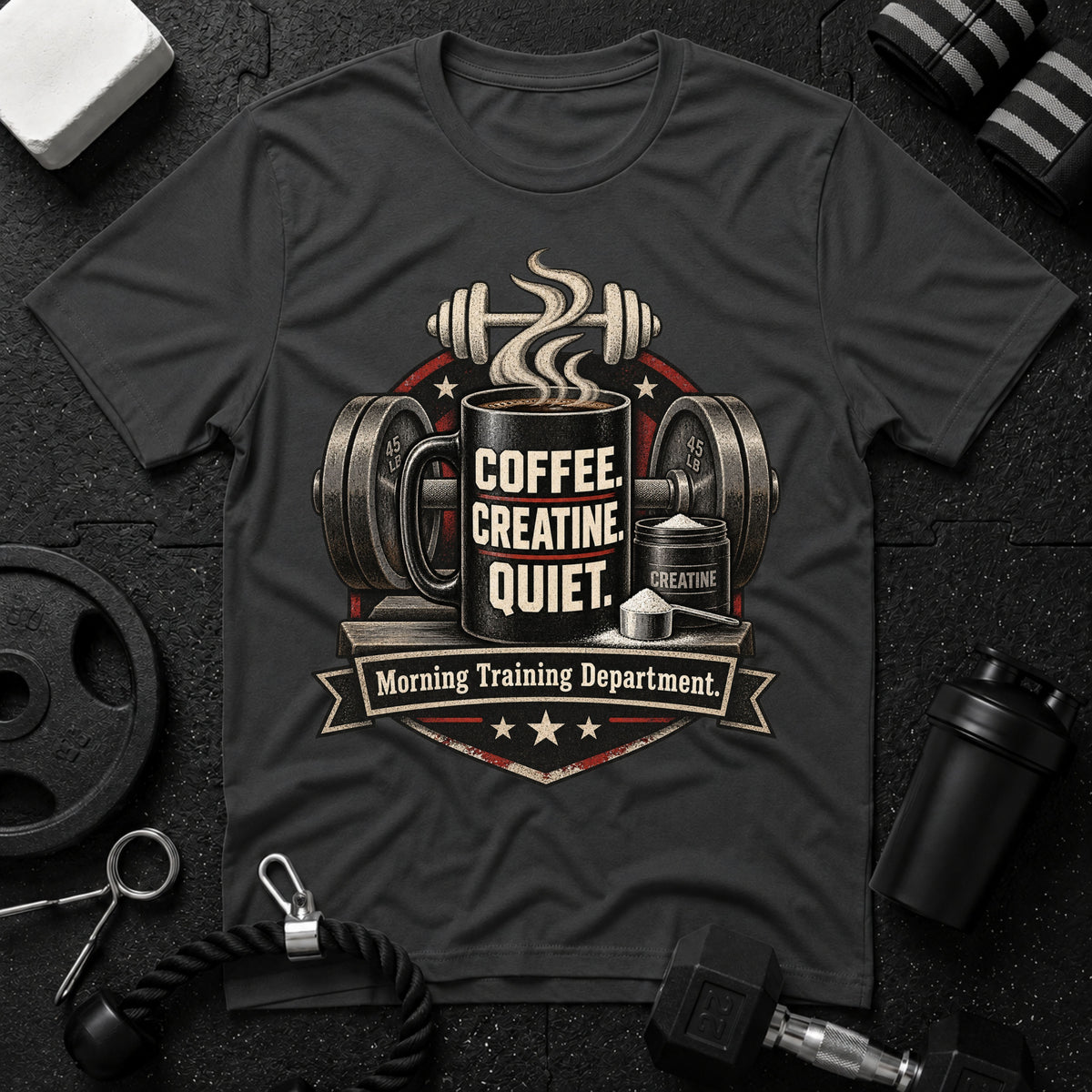Coffee Creatine Quiet T-shirt