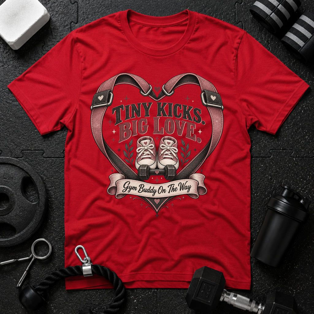 Tiny kicks big love T-shirt