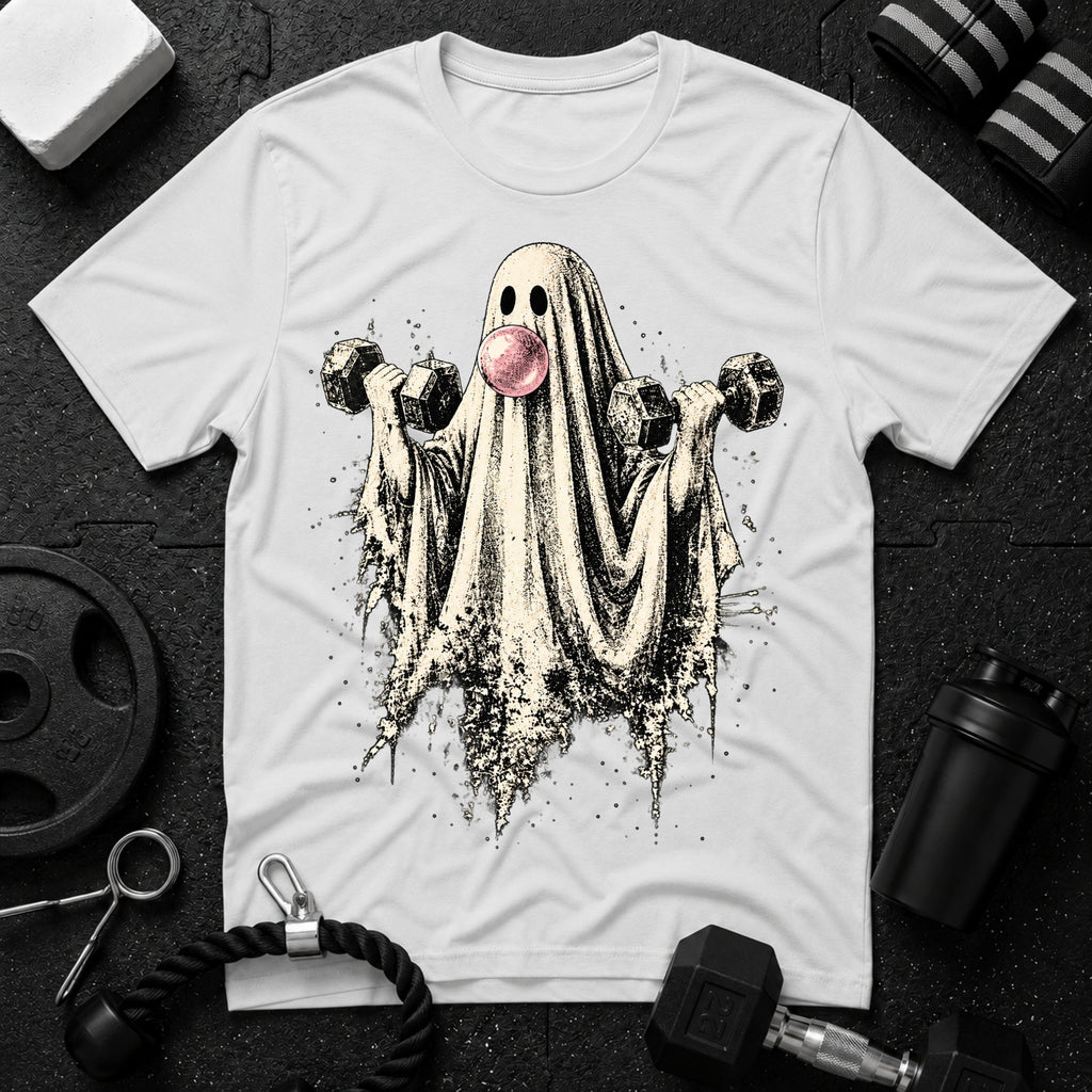 Ghost Lifting Weights T-Shirt