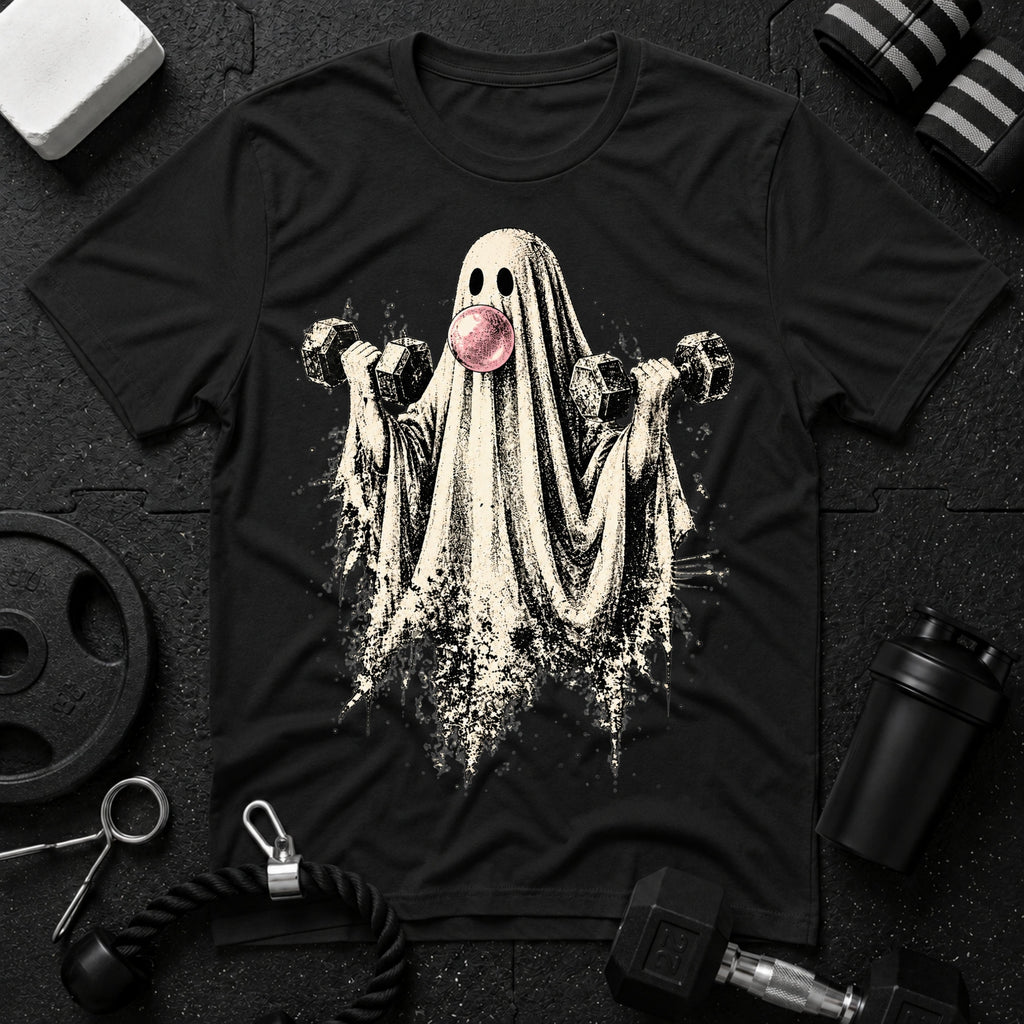 Ghost Lifting Weights T-Shirt