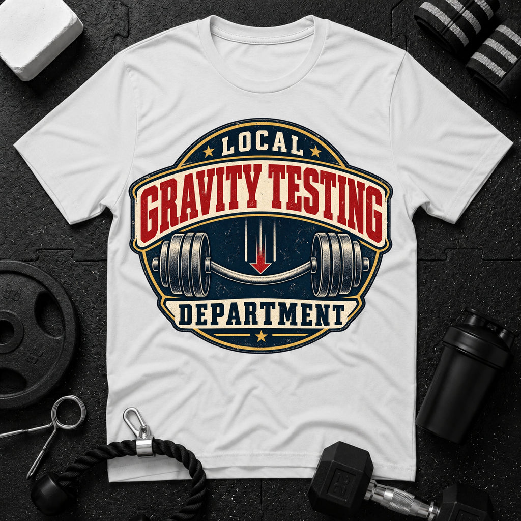 Gravity Testing Department T-Shirt