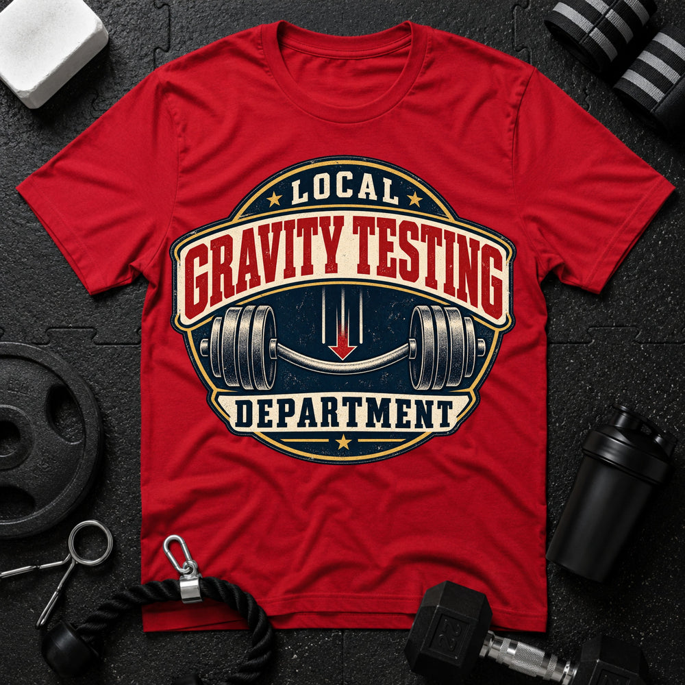 Gravity Testing Department T-Shirt