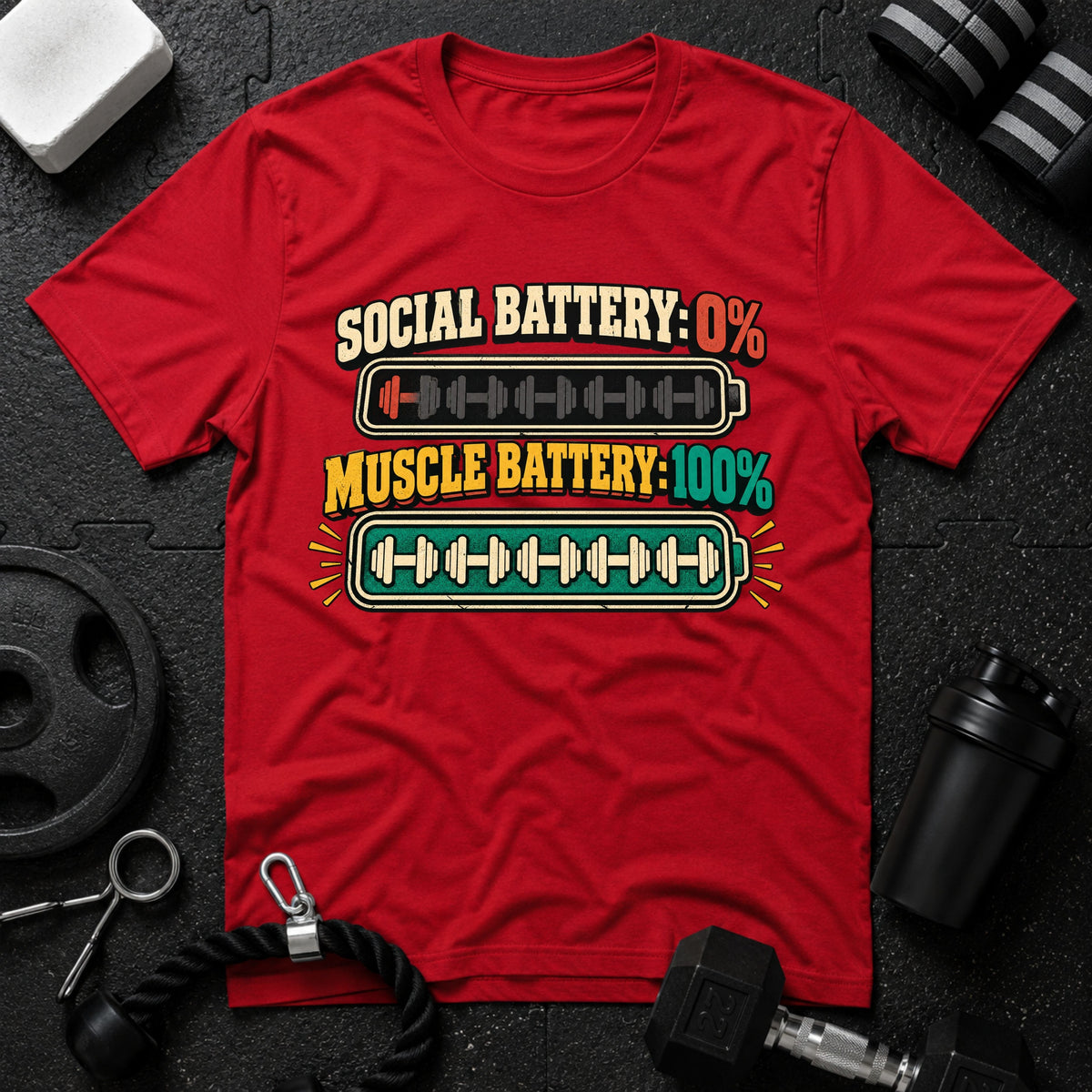 Social Battery 0% T-Shirt