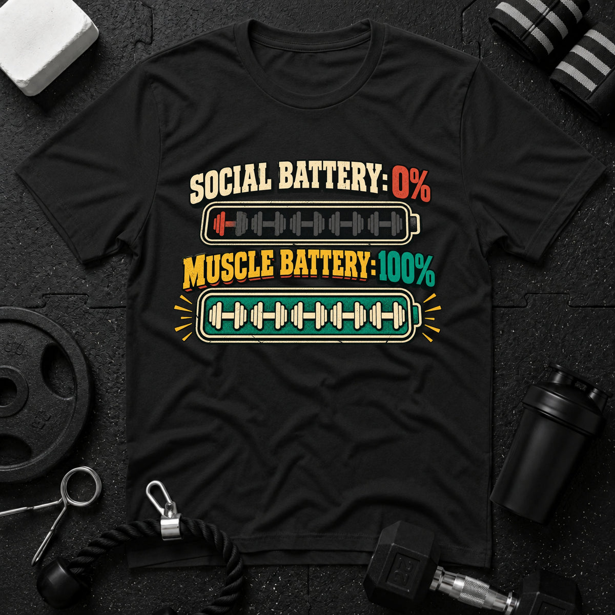 Social Battery 0% T-Shirt