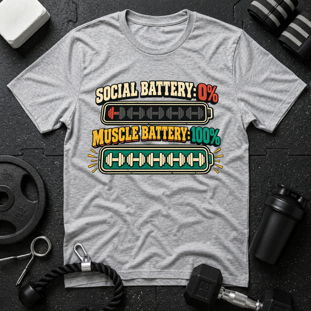 Social Battery 0% T-Shirt