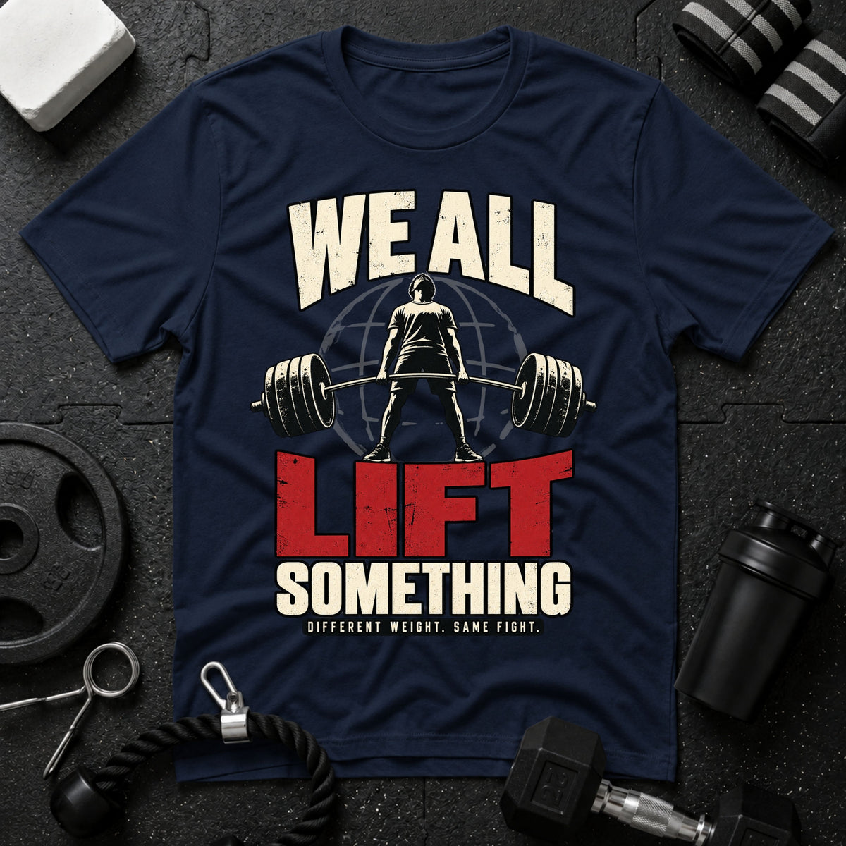 We All Lift Something T-Shirt