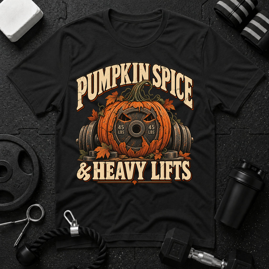 Pumpkin Spice & Heavy Lifts T-Shirt