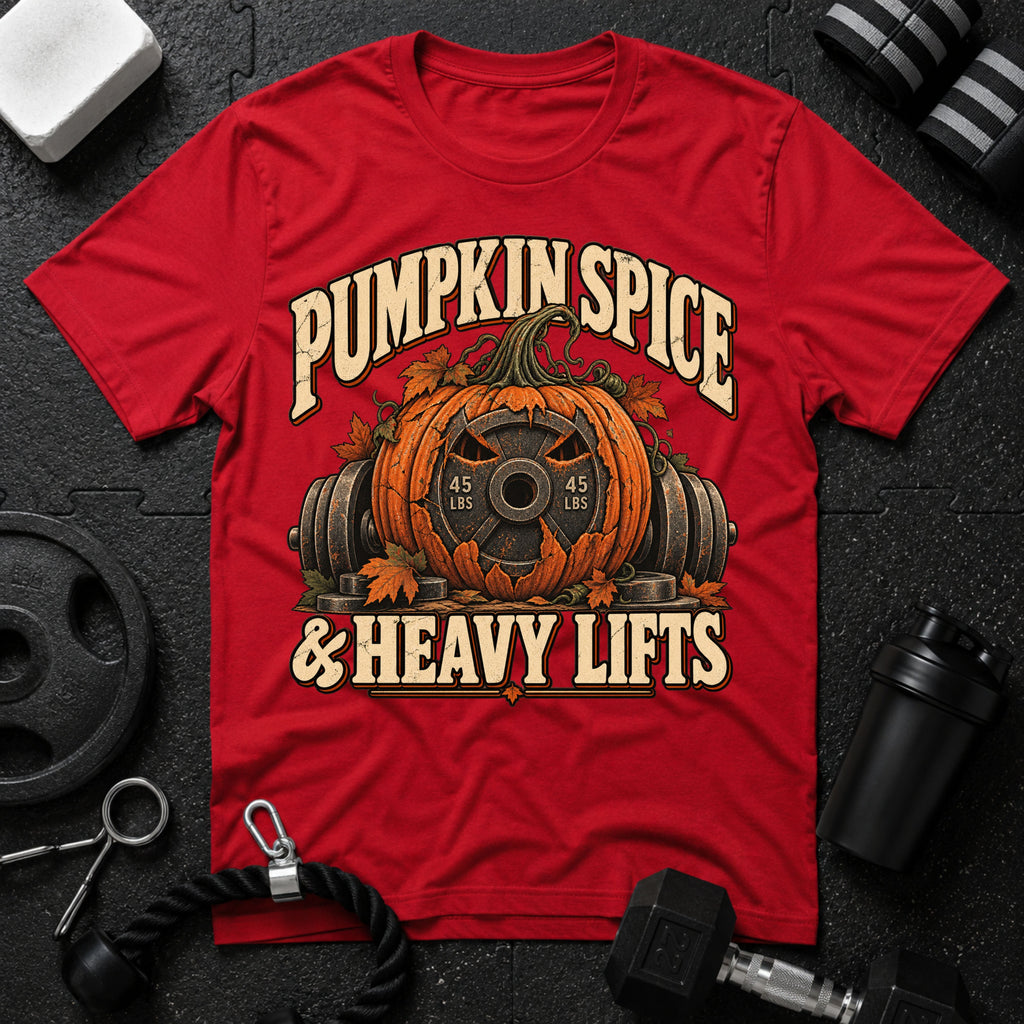 Pumpkin Spice & Heavy Lifts T-Shirt