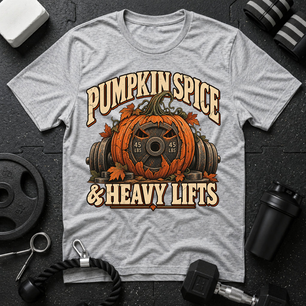 Pumpkin Spice & Heavy Lifts T-Shirt