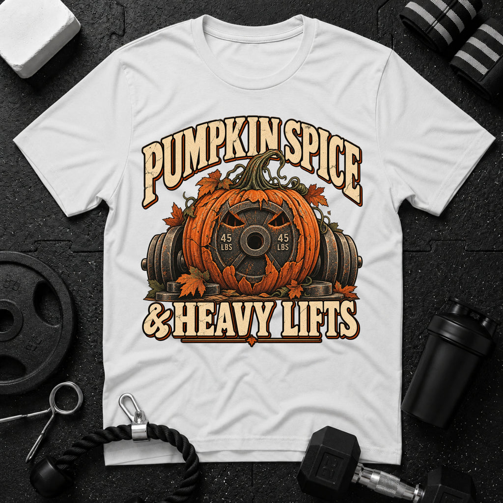 Pumpkin Spice & Heavy Lifts T-Shirt