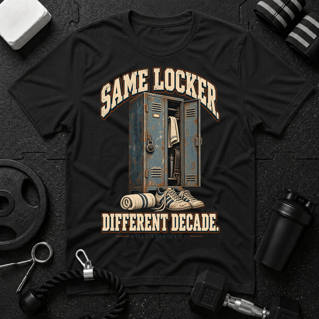 Same Locker Different T-Shirt