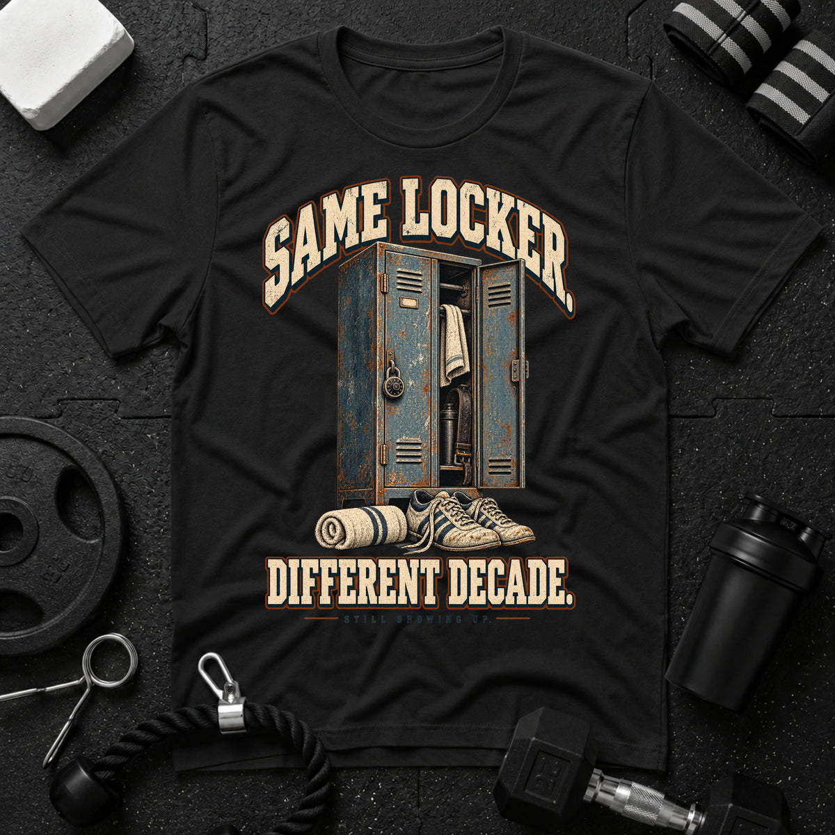 Same Locker Different T-Shirt