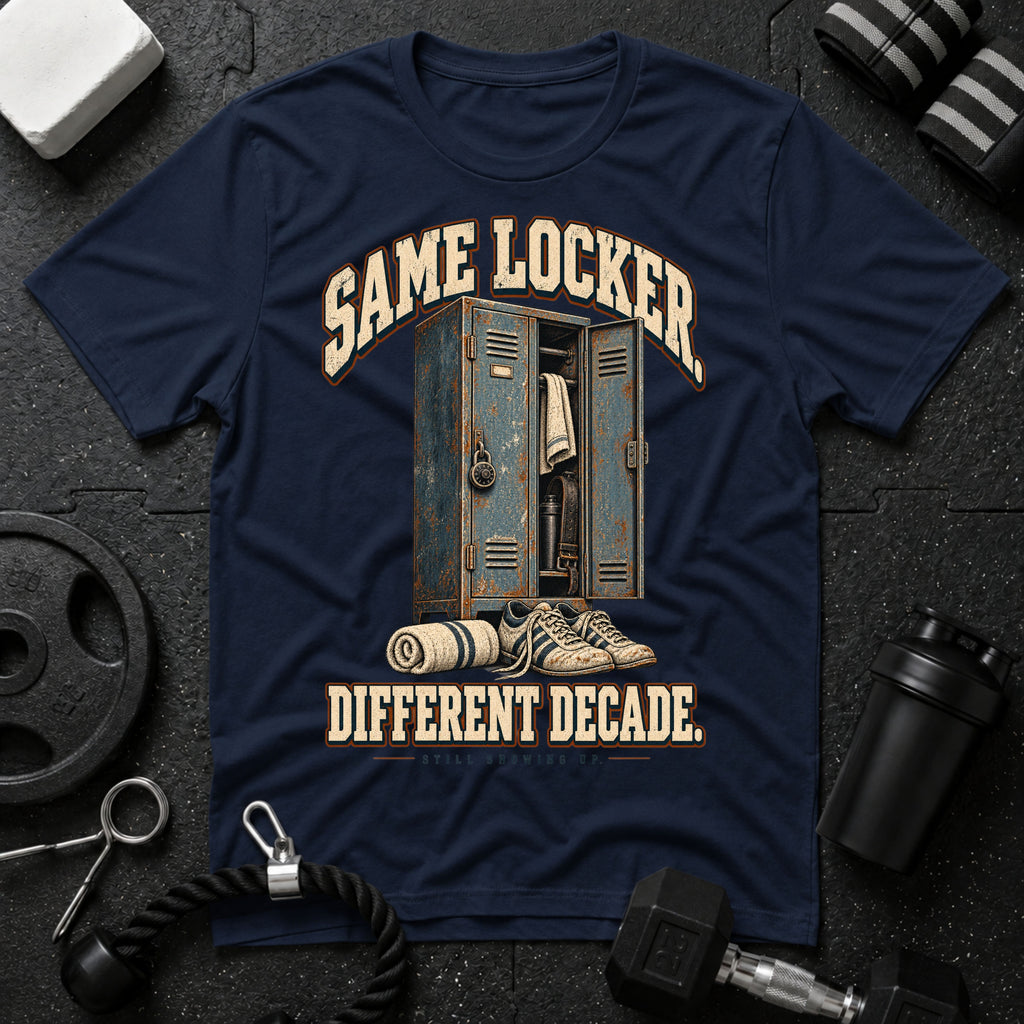 Same Locker Different T-Shirt