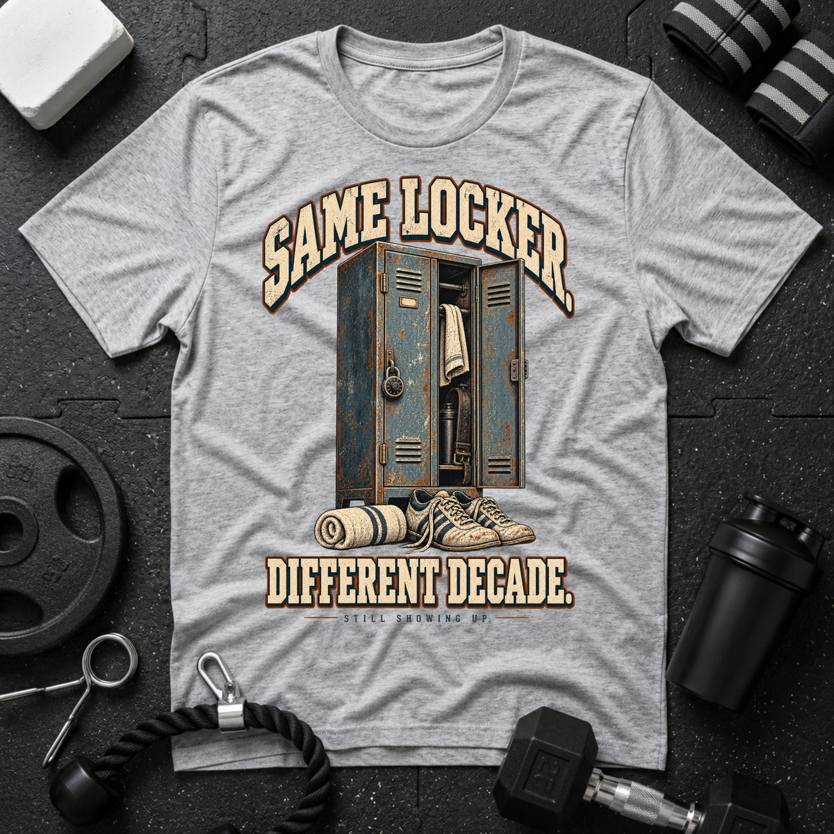 Same Locker Different T-Shirt