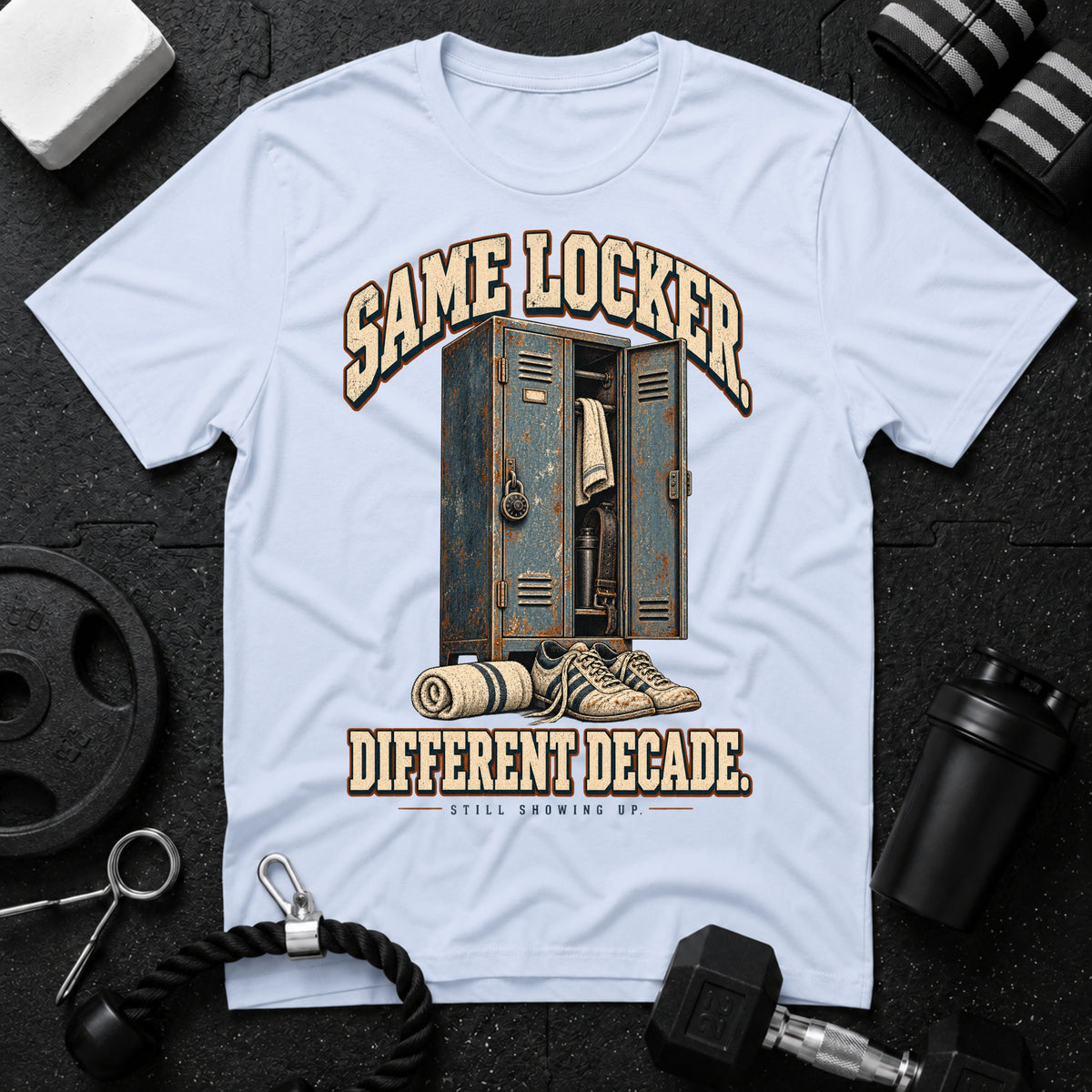 Same Locker Different T-Shirt