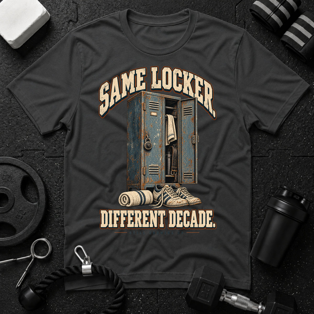 Same Locker Different T-Shirt