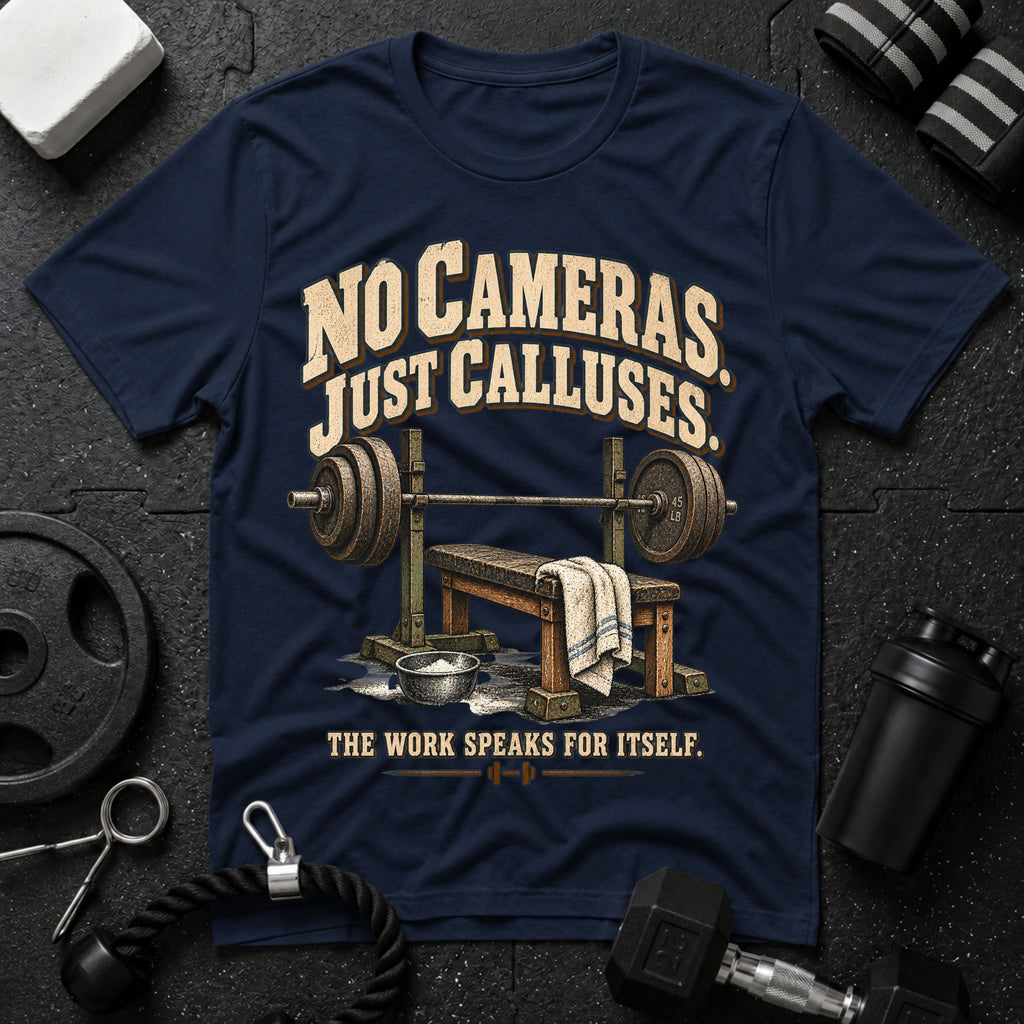 No Cameras Just Calluses T-Shirt