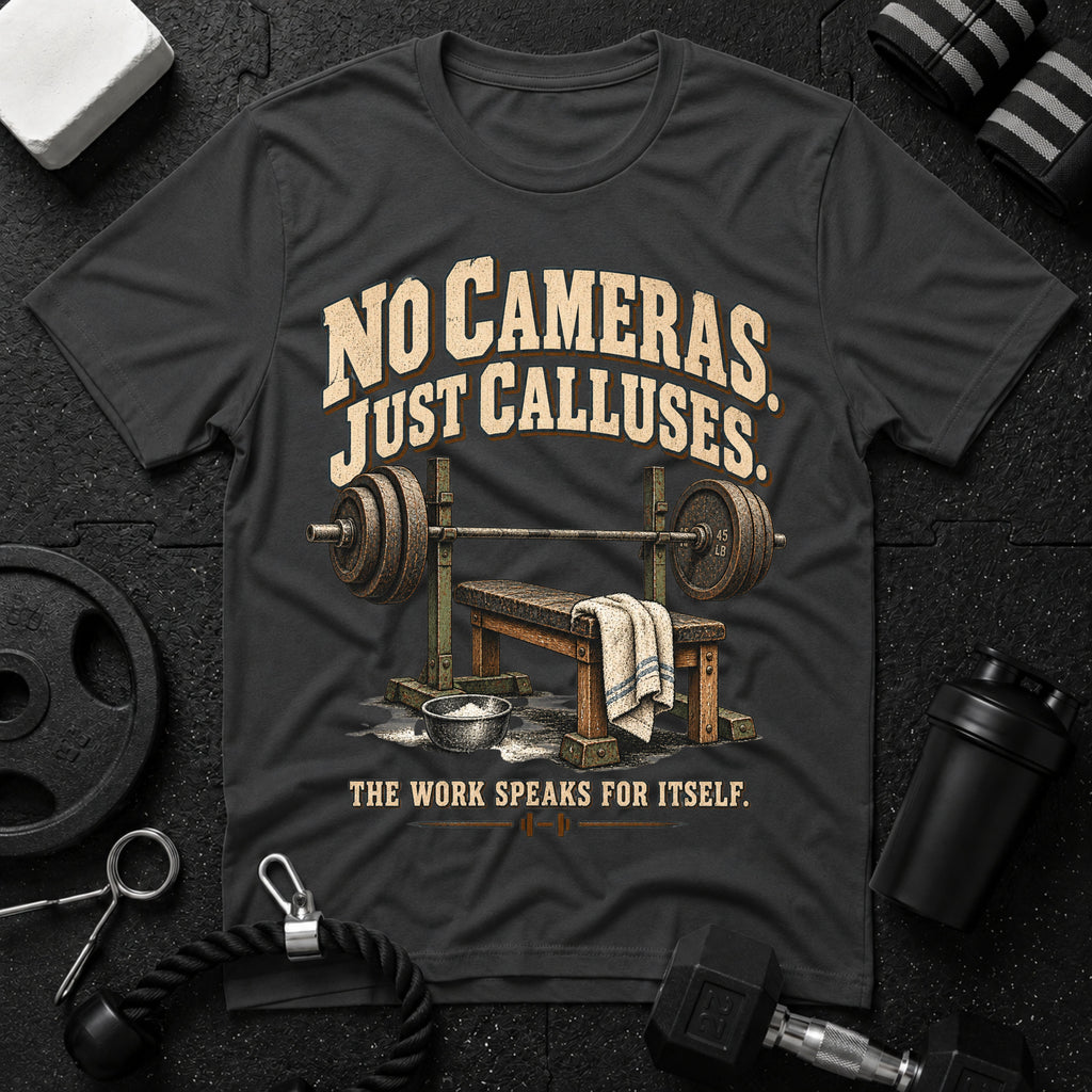 No Cameras Just Calluses T-Shirt