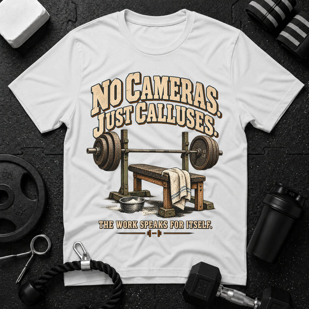 No Cameras Just Calluses T-Shirt