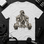Skeleton Barbell Bicep Curl  T-Shirt