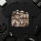Barbell Cat T-Shirt
