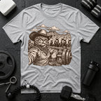 Barbell Cat T-Shirt
