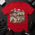 Barbell Cat T-Shirt