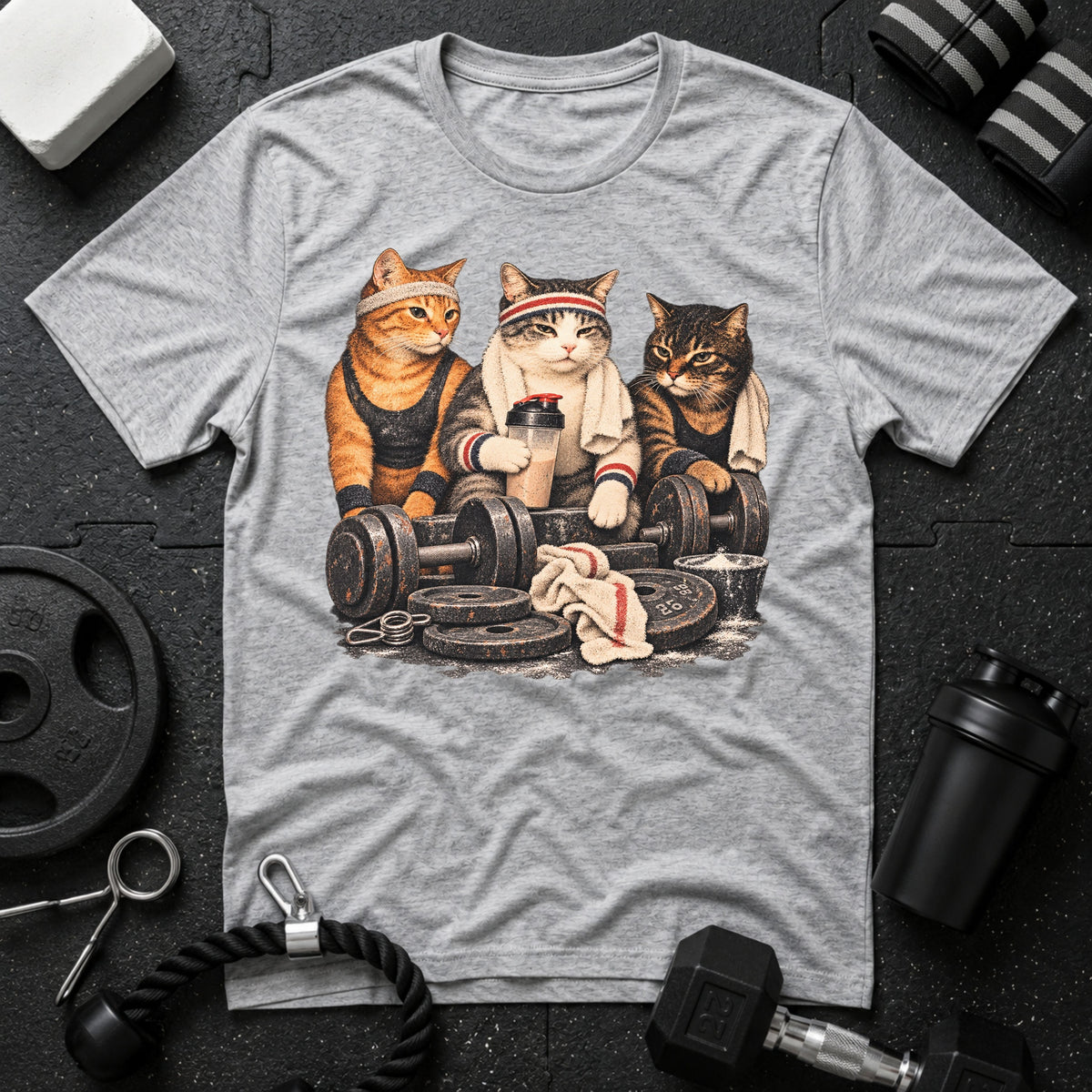 Cool Cat Squad Workout T-Shirt