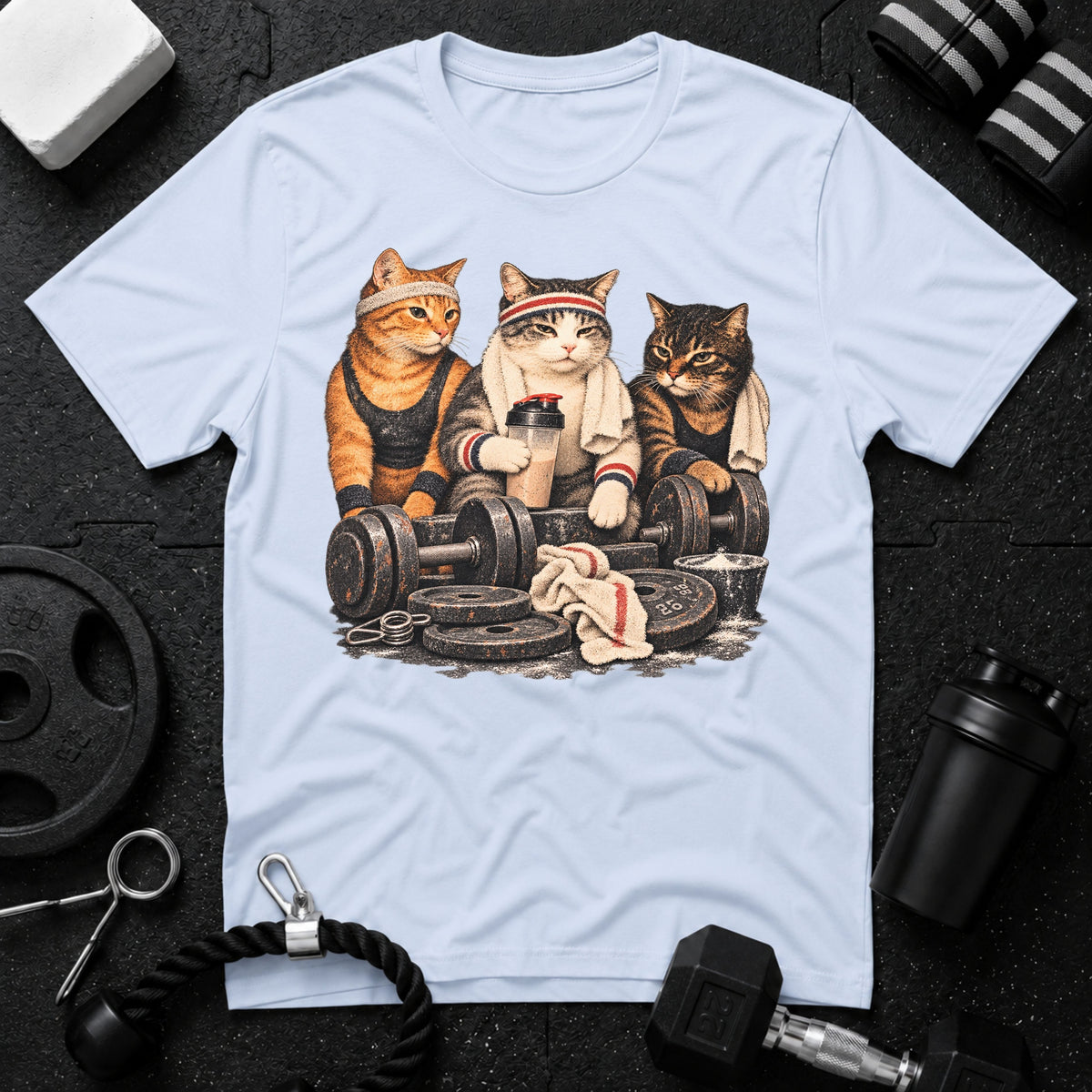 Cool Cat Squad Workout T-Shirt