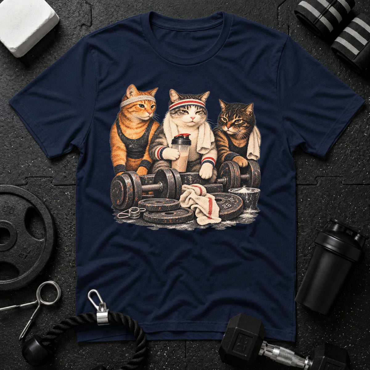 Cool Cat Squad Workout T-Shirt