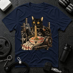 Cozy Black Cat Ramen T-Shirt