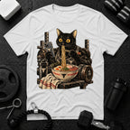 Cozy Black Cat Ramen T-Shirt