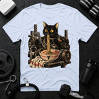Cozy Black Cat Ramen T-Shirt
