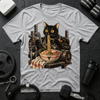 Cozy Black Cat Ramen T-Shirt