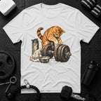 Cat Weightlifting T-Shirt