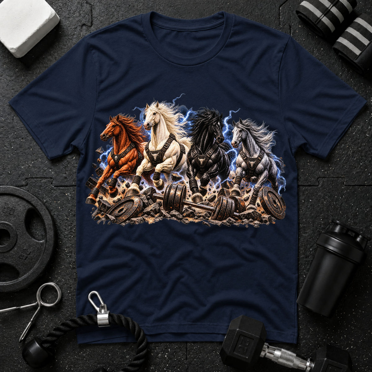 Horse Dumbbell T-Shirt
