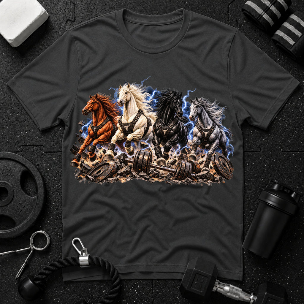 Horse Dumbbell T-Shirt