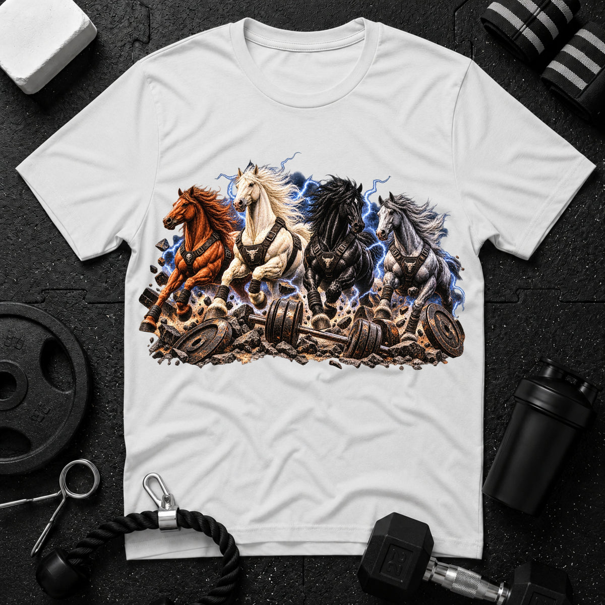 Horse Dumbbell T-Shirt