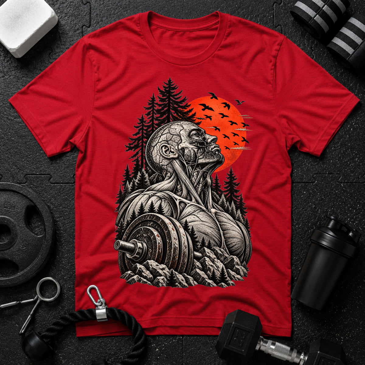 Bear Warrior Forest T-Shirt