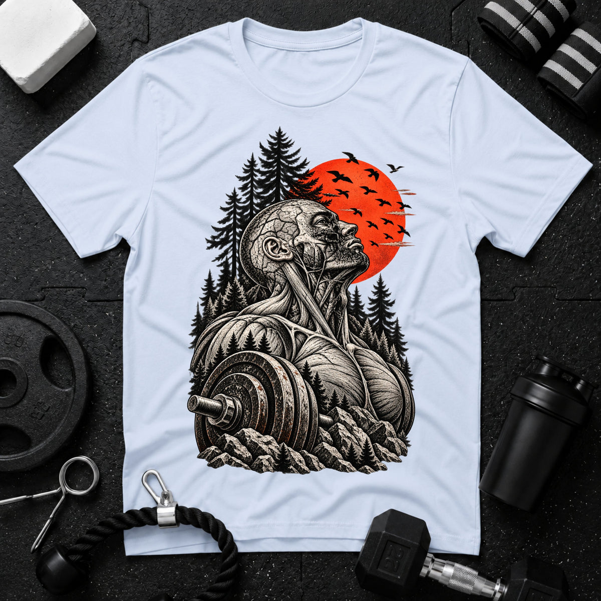 Bear Warrior Forest T-Shirt