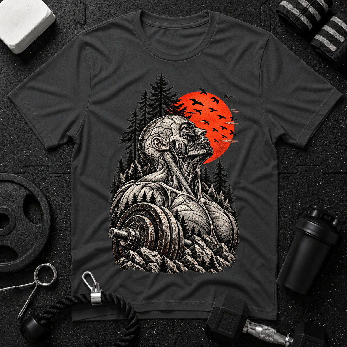 Bear Warrior Forest T-Shirt