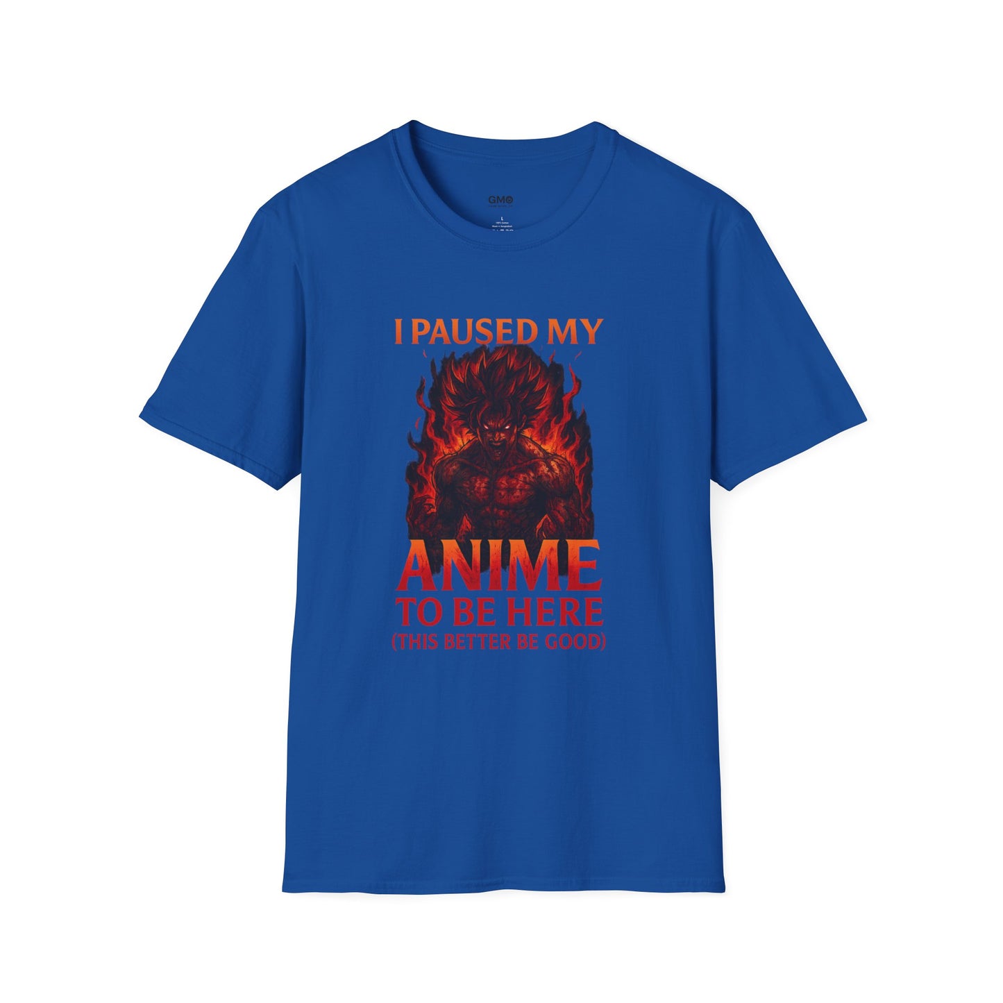 Anime Pause T-Shirt — "I Paused My Anime to Be Here" Graphic Tee