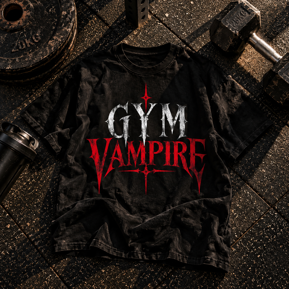 Gym Vampire Oversized T-Shirt